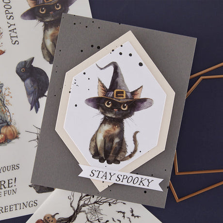 Spellbinders Stay Spooky Rub-On Sheets from the Simply Made Collection