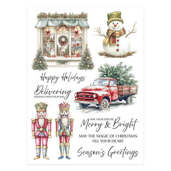 Spellbinders Joyful Wishes Rub-On Sheets from the Simply Made Collection
