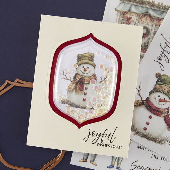 Spellbinders Joyful Wishes Rub-On Sheets from the Simply Made Collection