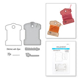 Spellbinders Stitched with Love Bobbin Clear Stamp & Die Set