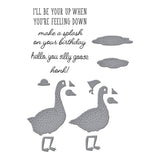 Spellbinders Honk Honk Clear Stamp & Die Set - On the Farm Collection