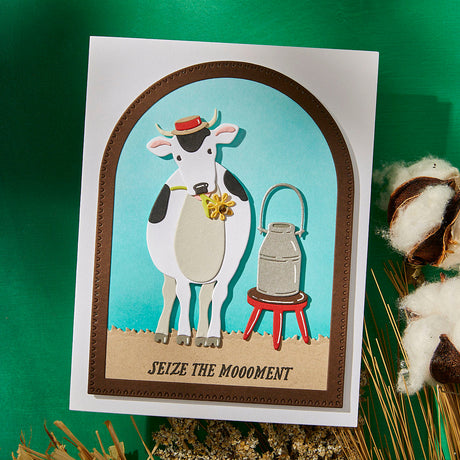 Spellbinders Hay There Clear Stamp & Die Set - On the Farm Collection