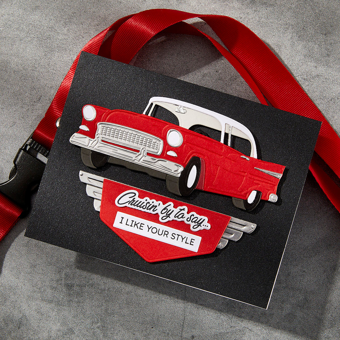 Spellbinders Speedometer Etched Dies from the Classic Road Legends Collection by Mindy Eggen