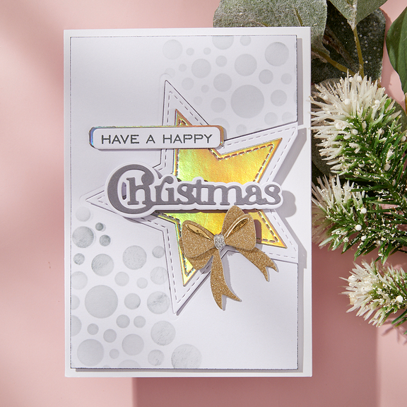 Spellbinders Essential Stars Etched Dies from the All About Christmas Collection by Lisa Horton