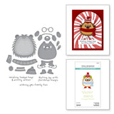 Spellbinders Hedge-Hugs Clear Stamp & Die Set from the Merry Mischief Collection