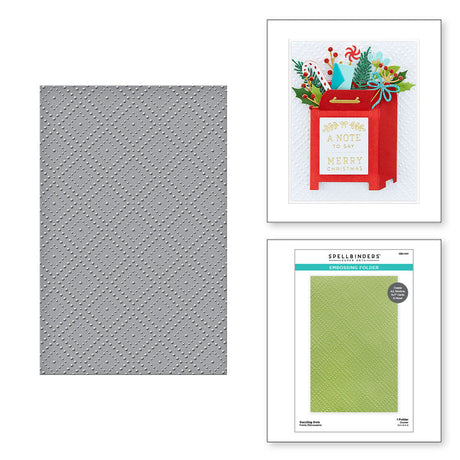 Spellbinders Dazzling Dots Embossing Folder - Celebrate the Season Collection