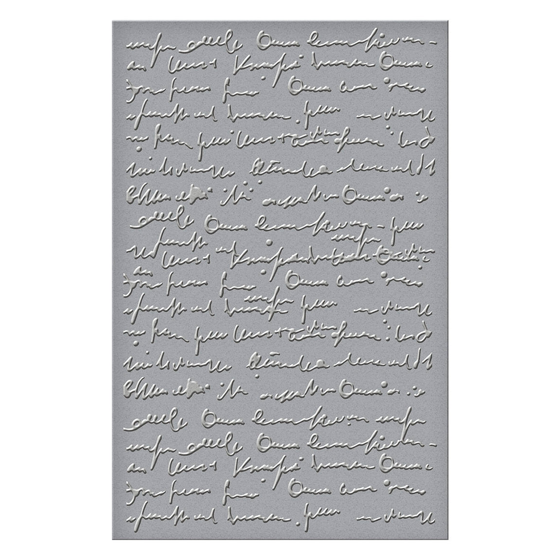 Spellbinders Scribbled Letter Embossing Folder - Collaged Birds Collection - Dina Wakley