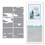 Spellbinders Uncharted Waters Stencil - Fair Winds Collection