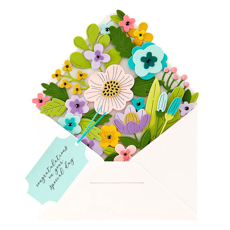 Spellbinders Envelope of Wonder Sentiments Clear Stamp Set - Envelope of Wonder Collection