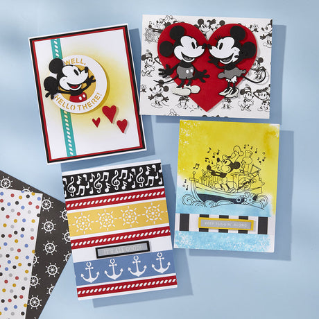 *COMING SOON* Spellbinders Steamboat Willie Press Plate & Die Set from the Say Cheese Classic Mouse Collection