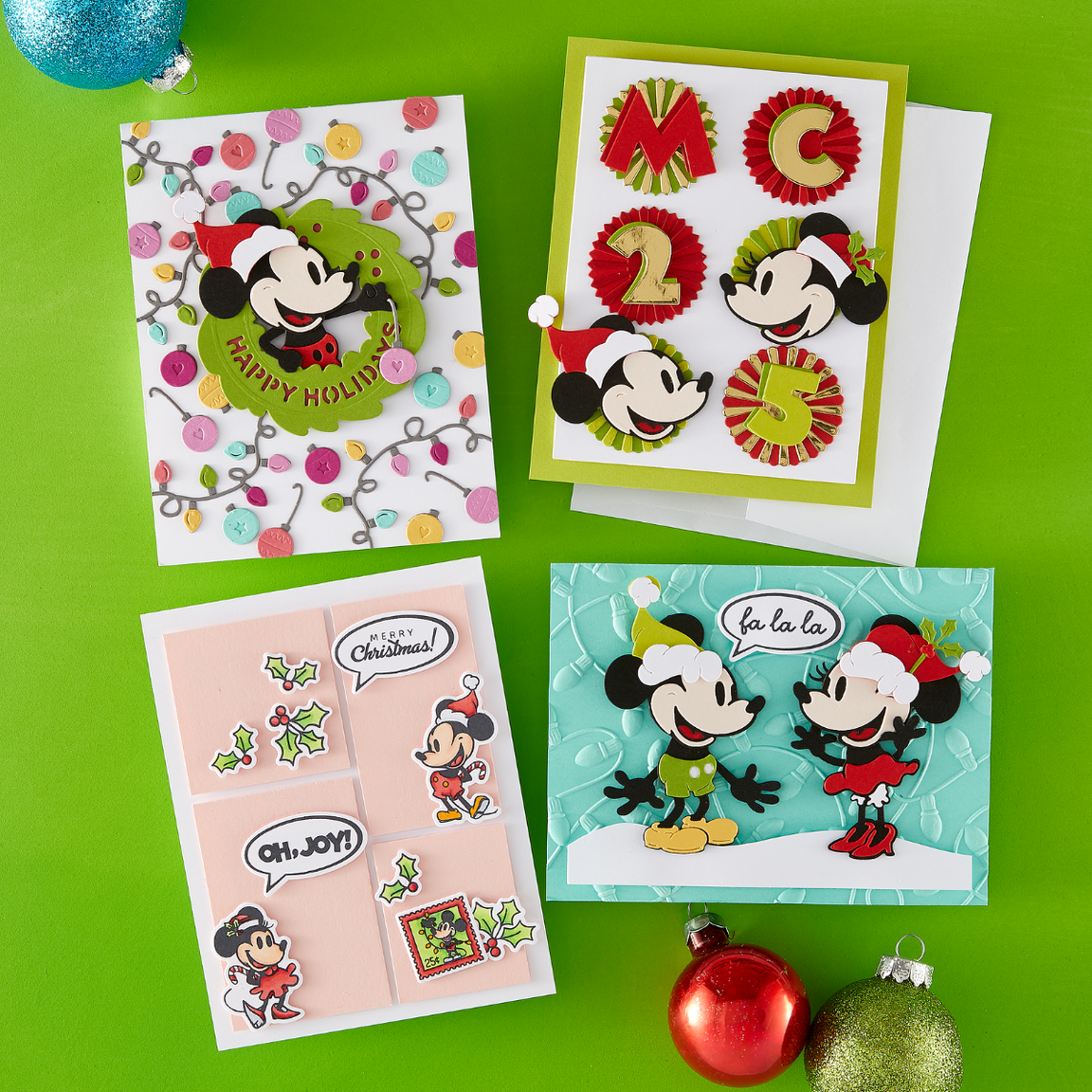 Spellbinders Classic Mouse Holiday Wreath Etched Dies from the Say Cheese Classic Mouse Christmas Collection