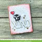 Lawn Fawn Quilted Heart Backdrop: Portrait Die