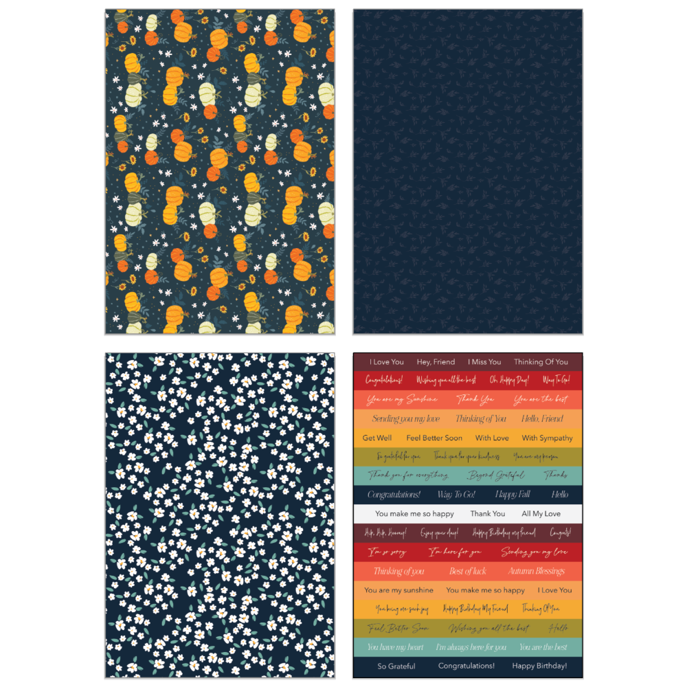 Honey Bee Fall is in the Air Paper Pad