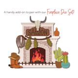 Honey Bee Lovely Layers: Fireplace Lodge Add-On - Honey Cuts