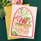 Spellbinders Arch Labels and Tag Etched Dies - Sealed 3D Botanical Collection