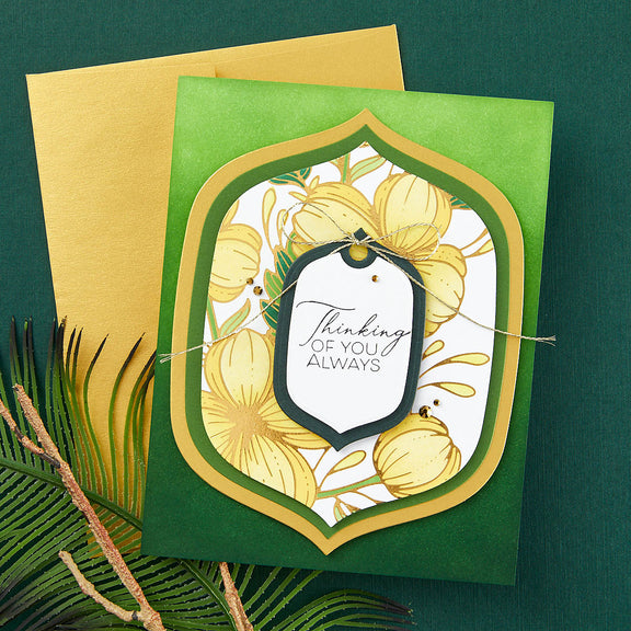 Spellbinders Fresh Picked Labels and Tag Etched Dies - Sealed 3D Botanical Collection