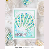 Pretty Pink Posh Seashell Shaker