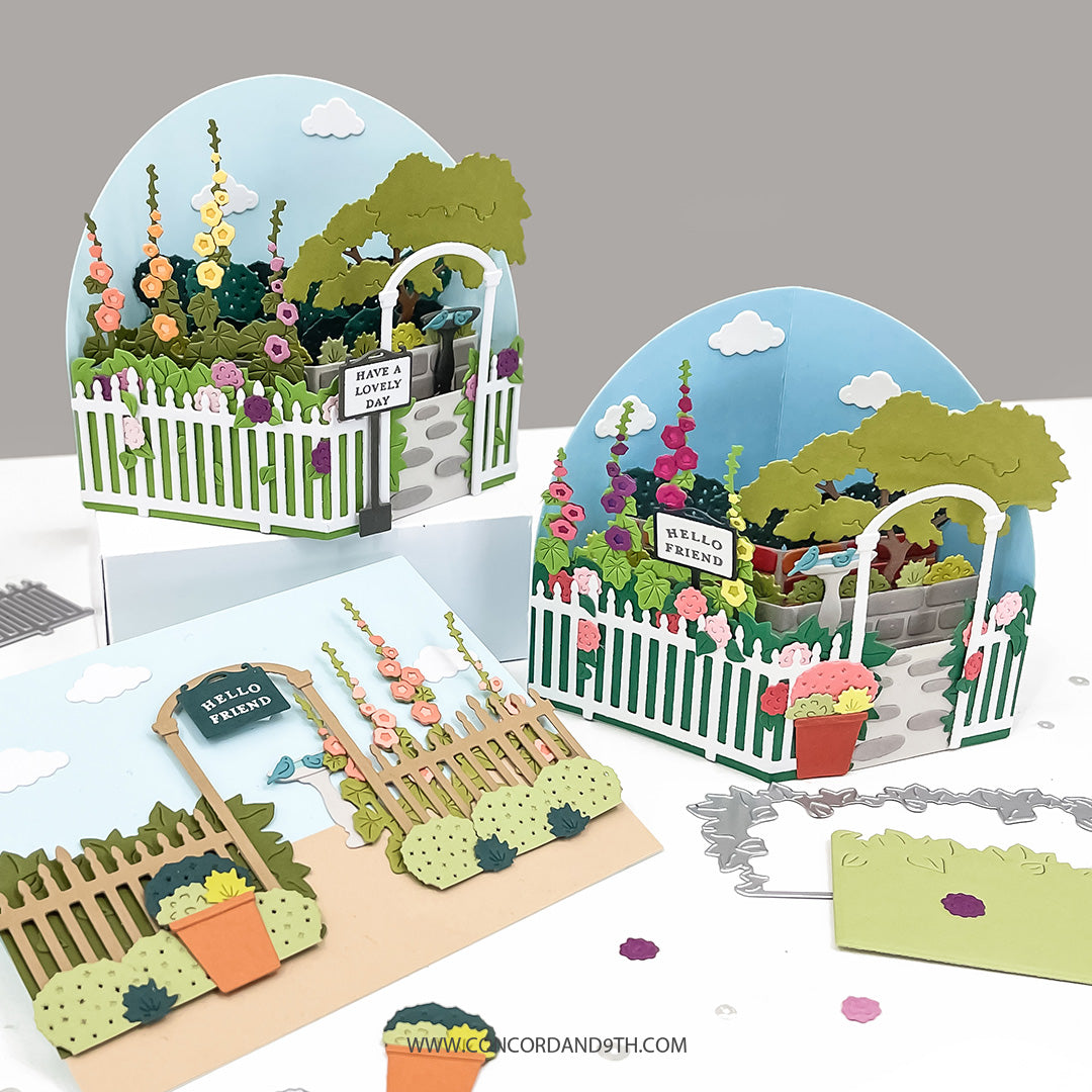 Concord & 9th Secret Garden Stacks Stamp Set (3 x 3)