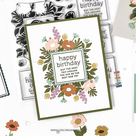 Concord & 9th Sentimental Florals Dies
