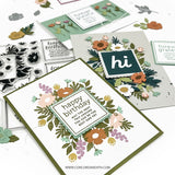 Concord & 9th Sentimental Florals Stamp Set (6 x 6)