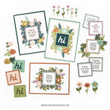 Concord & 9th Sentimental Florals Stamp Set (6 x 6)