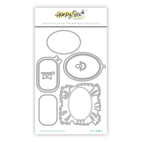 Honey Bee Stamps Lovely Layers: Shaped Embroidery Hoop - Honey Cuts