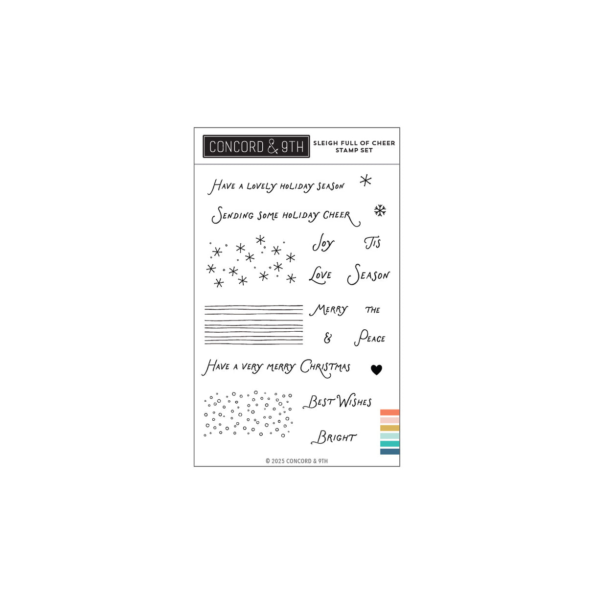 Concord & 9th Sleigh Full of Cheer Stamp Set (4 x 6)