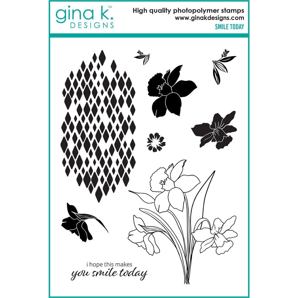 Gina K Designs Smile Today Stamp & Die Set Bundle