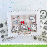 Lawn Fawn spring basket add-on: fall Stamp