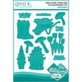 Gina K Designs Spring Garden Stamp & Die Set Bundle