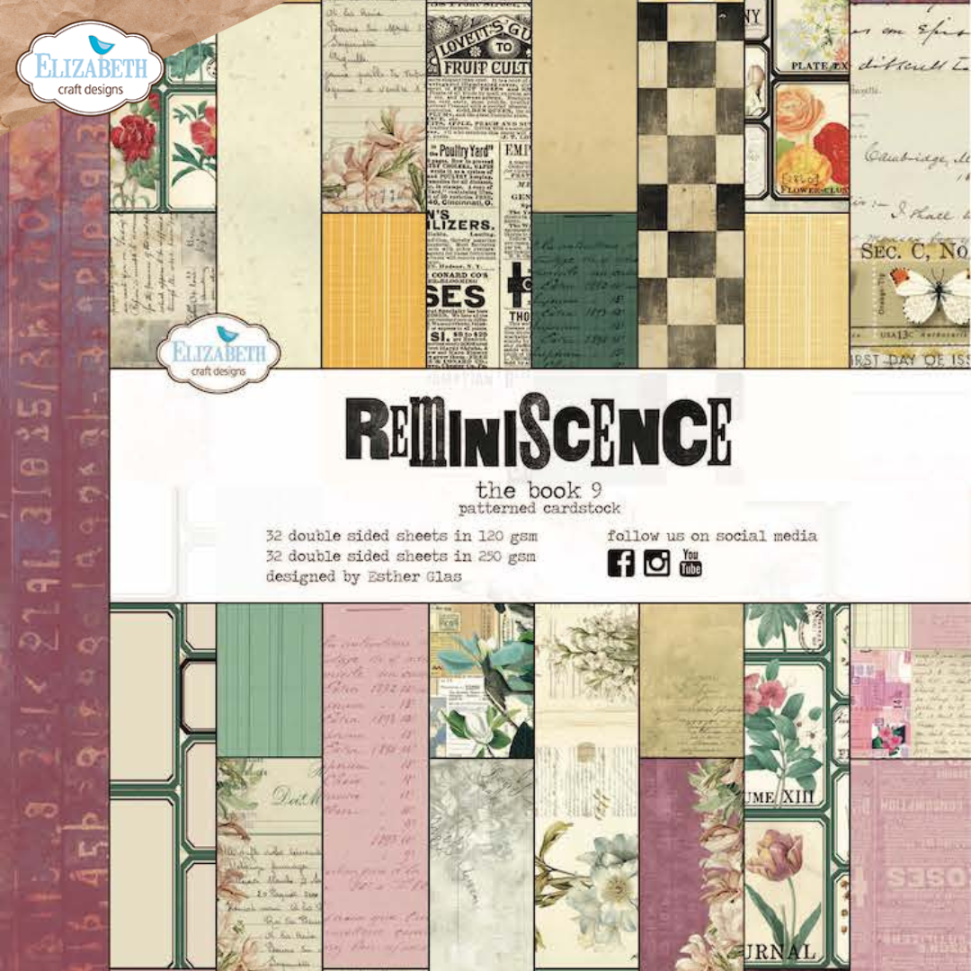 Elizabeth Craft Designs Reminiscence the Book 9