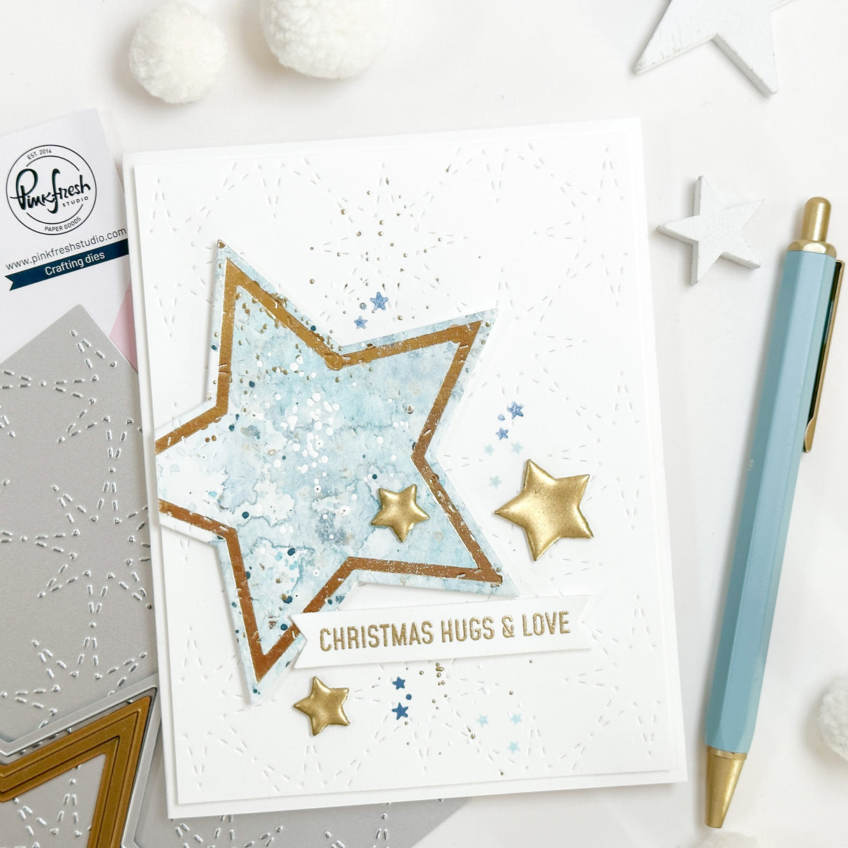 Pinkfresh Studio Nested Stars & Shaker Stars Bundle