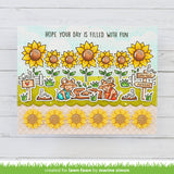 Lawn Fawn Sunflower Border Die