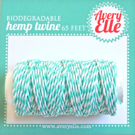 Avery Elle Aquamarine Hemp Twine