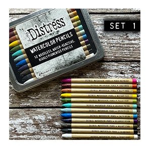 Tim Holtz Distress Watercolor Pencils - Set 1