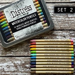 Tim Holtz Distress Watercolor Pencils - Set 2