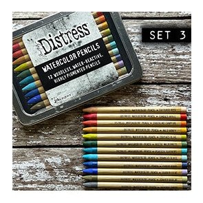 Tim Holtz Distress Watercolor Pencils - Set 3