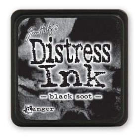 Tim Holtz Mini Distress Ink Pad - Black Soot