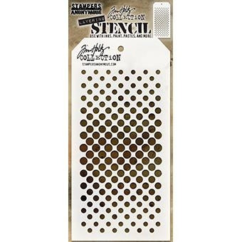 Tim Holtz Stamper Anonymous Layering Stencil - Gradient Dot