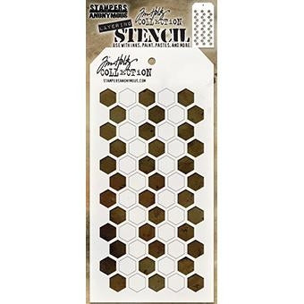 Tim Holtz Stampers Anonymous Layering Stencil - Shifter Hex