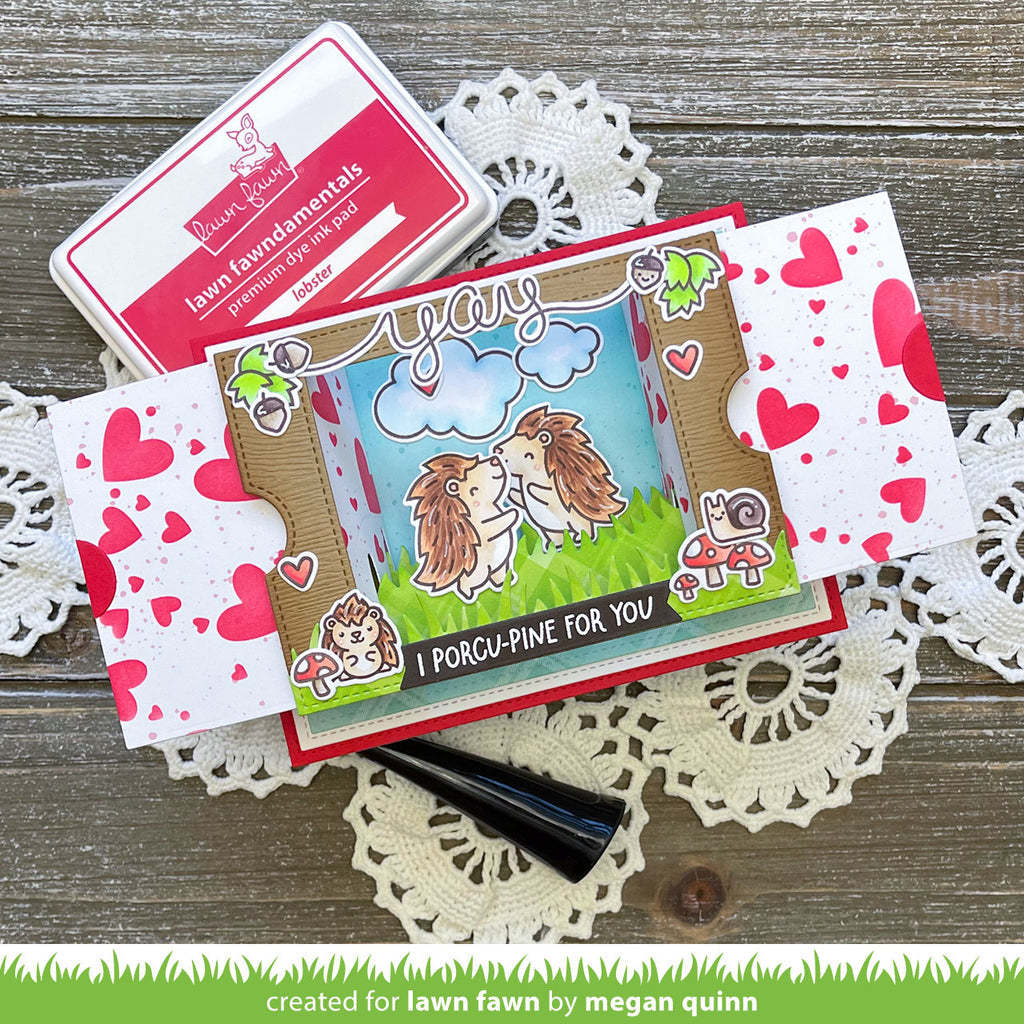 Lawn Fawn Porcu-Pine for You Stamp Set