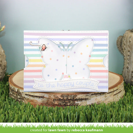 Lawn Fawn Ta-Da! Diorama! Butterfly Window Add-on Die Set