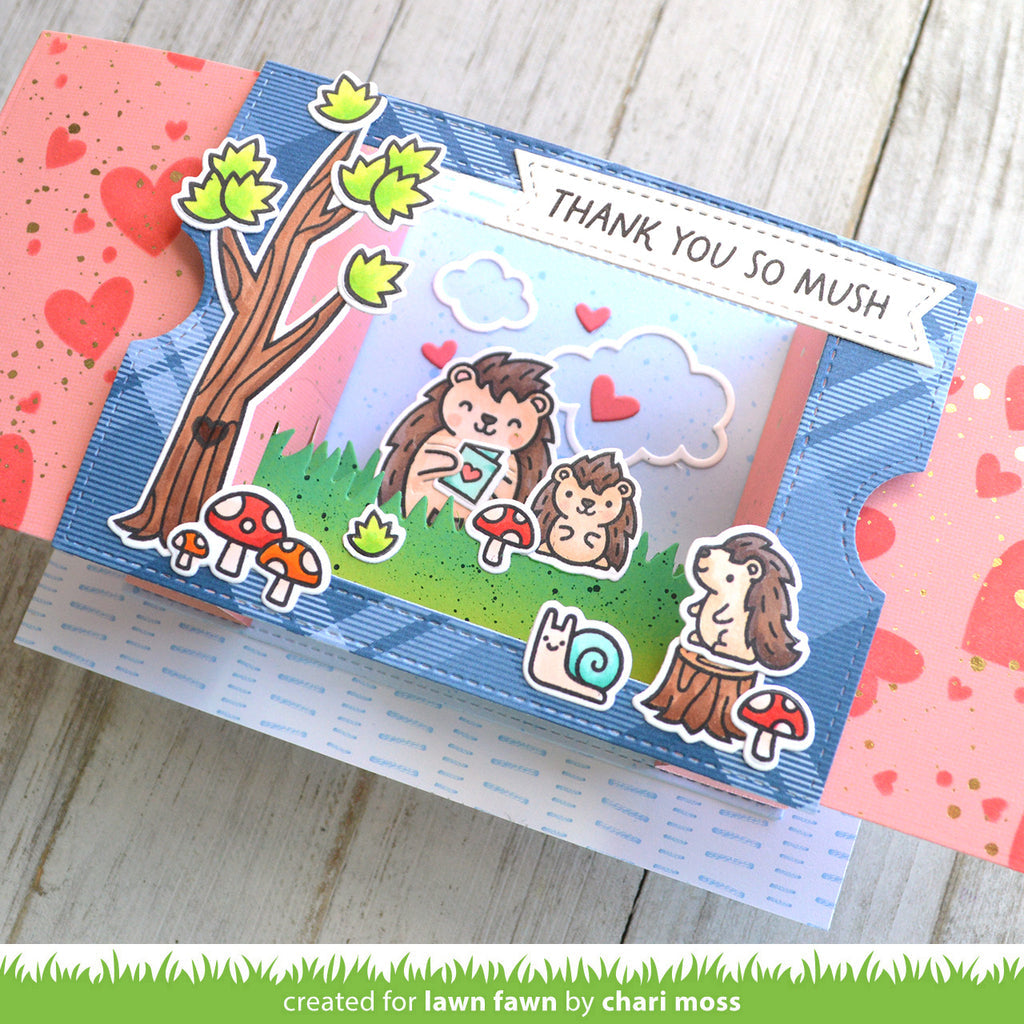 Lawn Fawn Porcu-Pine for You Add-on Stamp Set
