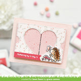 Lawn Fawn Ta-da! Diorama! Heart Window Add-on Die Set