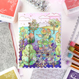 Pinkfresh Studio Rooted in Wonder stamp