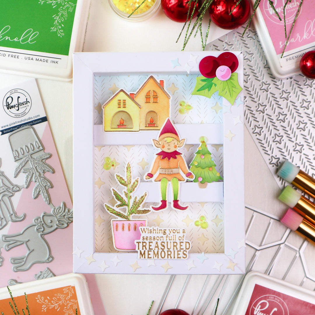 Pinkfresh Studio The Shelf Edit: Magic of the Season stamp