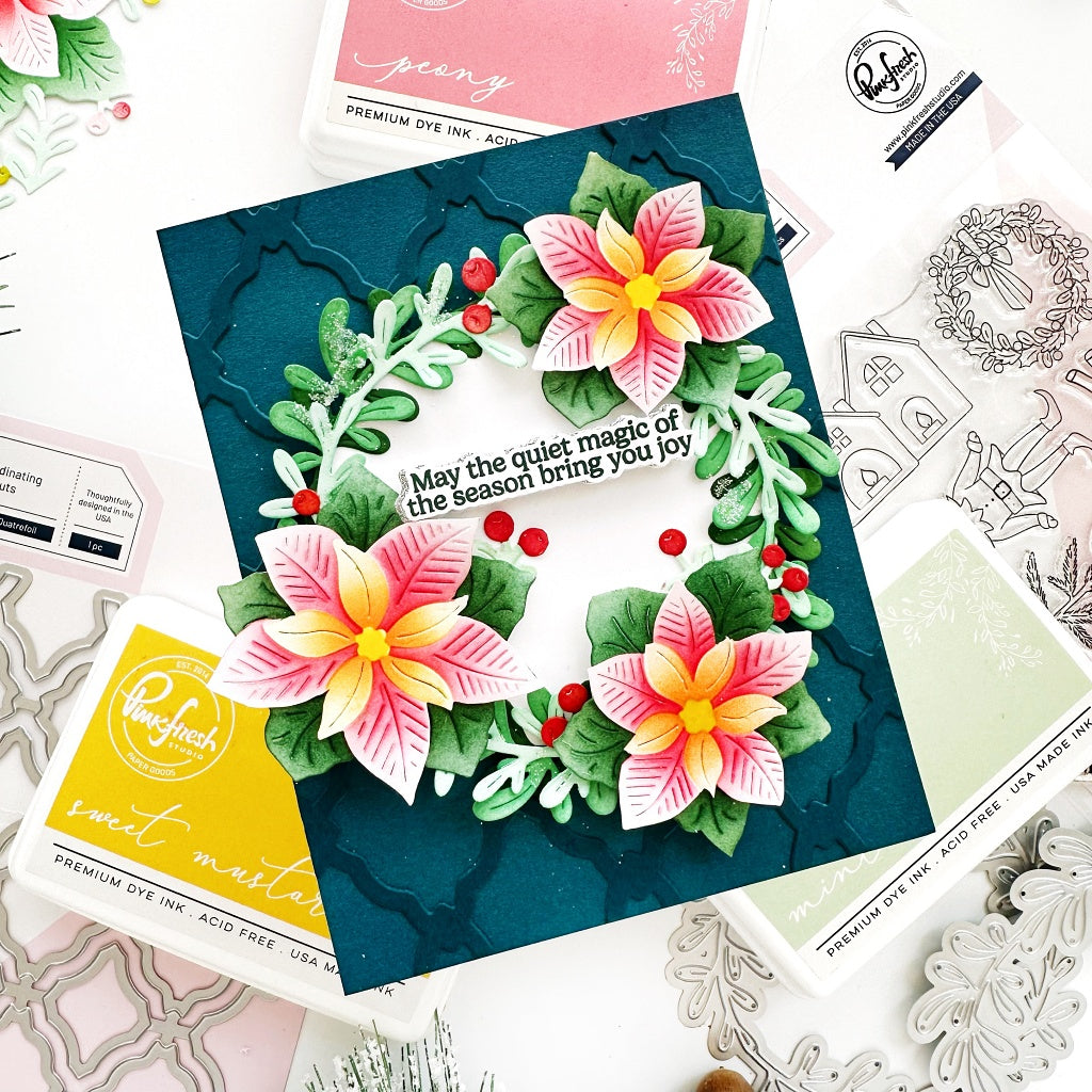 Pinkfresh Studio Interlaced Quatrefoil die