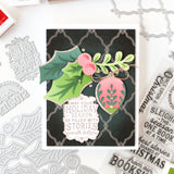 Pinkfresh Studio Interlaced Quatrefoil press plate