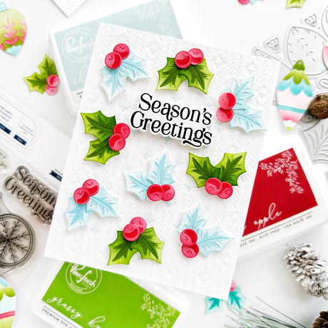 Pinkfresh Studio Timeless Tidings stencil