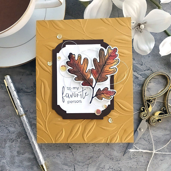 Spellbinders Notched Corner Frames Etched Dies - BetterPress Autumn Collection